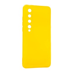 Capa de Silicone para Xiaomi Mi 10 Amarelo Capa de Silicone para Xiaomi Mi 10 Amarelo